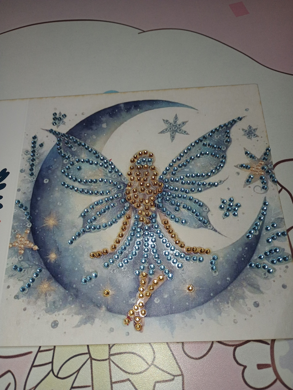 Fairy Moon Card - Handmade